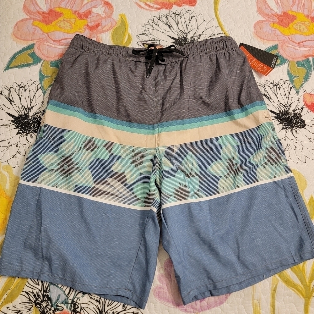 NWT Burnside Men's Swim Trunks